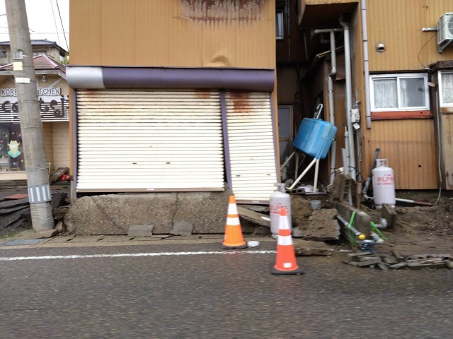 液状化による建物被害